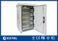 DIN Rail Outdoor Pole Mount Enclosure Three - Point Lock With Fan Cooling