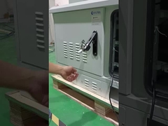 Yüksek korozyon karşıtı performanslı telekom ekipmanları için iki bölme hava geçirmez dış kabin