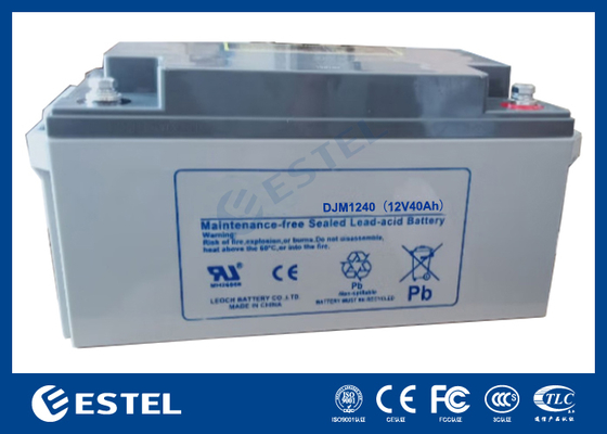 ESTEL DJM1240 12V 40Ah Kompakt Kurşun Asit Akü Telekom ve Yedekleme Sistemleri için Güvenilir Güç Çözümü