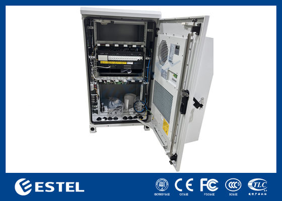 Outdoor Telecom Cabinet With 18kW Telecom Power System, DC Power Supply Rectifiers Telecom Equipment Cabinet