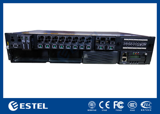 Yüksek Kapasiteli 9kW 2U Rack-Mount DC Güç Sistemi, Modüler 3000W Doğrultucular, Geniş AC Girişi, >%96 Verimlilik