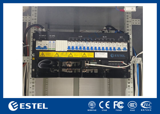 Kömür santrali ve maden bahçesi için Düzleştiriciler ve MPPT'ler ile Açık Telekom Gücü Kabineti 9kW'dan 18kW'ya kadar ölçeklenebilir