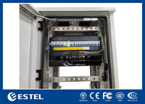 Telekom ekipmanlarının DC48V ile tedarik edilmesi için iki kapılı 32kW Telekom Gücü Paneli