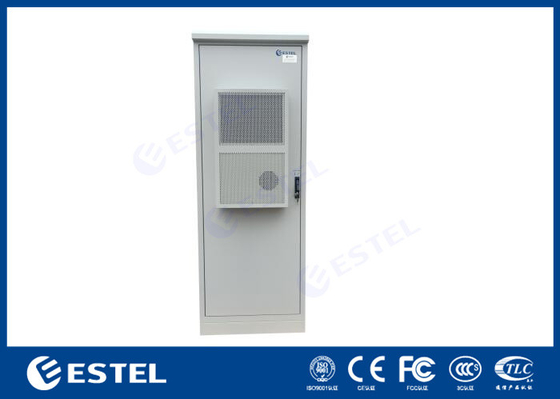 Özelleştirilmiş PDU ile CE Dış Mekan Elektrik Muhafazası 19 İnç Ray 33U Akü Dolabı