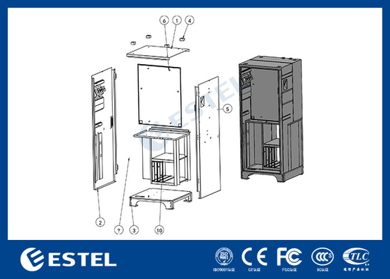 DC 60kw ve AC 43KW elektrikli araba şarj istasyonları EV şarj istasyonu şarj cihazı