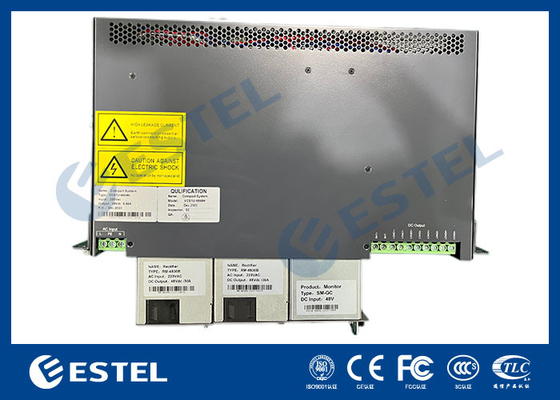 Tek fazlı 220Vac 19 inç düzleyici 23.2KW sıcak değiştirilebilir modüllü güç kaynağı sistemi