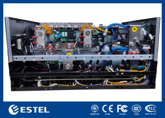 Kompakt 3–9kW 6U Raf Tipi DC Güç Çözümü, Yüksek Verimlilik >%96, Modüler 3000W Doğrultucular, Esnek AC Girişi