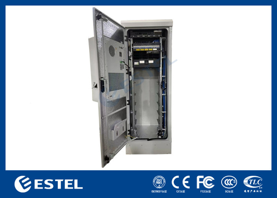 ET7575180A-33U Çift Duvarlı Dolab Yer Montajlı 48V Telekom Gücü Dolabı