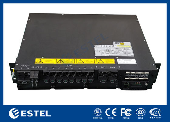 ET48200 M5E32A 2U Kompakt Telekom Güç Sistemi Yüksek Yoğunluklu 12KW Raka Montaj