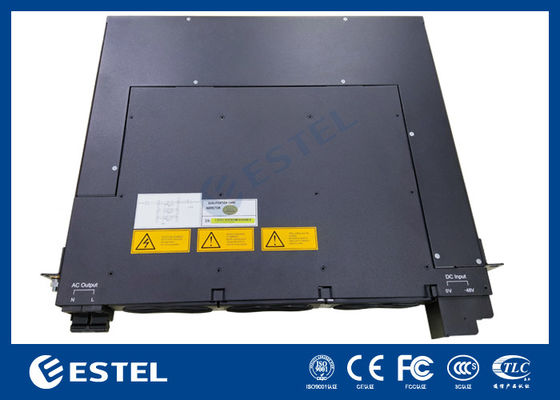 -48VDC'den 220VAC'ye 1U Kompakt Yükseklik Değiştiricisi Telekom Güç Sistemi için DC'den AC Güç Tedarikçisi