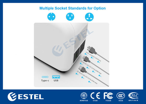 ESTEL eCandle 1KWH Taşınabilir Elektrik Santrali LiFePO4 Pil Güneş Şarjı 300W Çıkış UPS Yedekleme