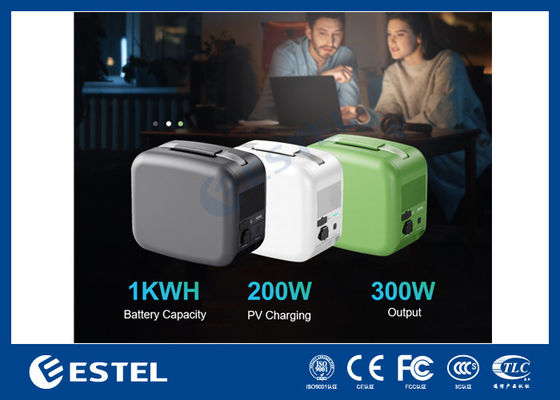 ESTEL eCandle 1KWH Taşınabilir Elektrik Santrali LiFePO4 Pil Güneş Şarjı 300W Çıkış UPS Yedekleme