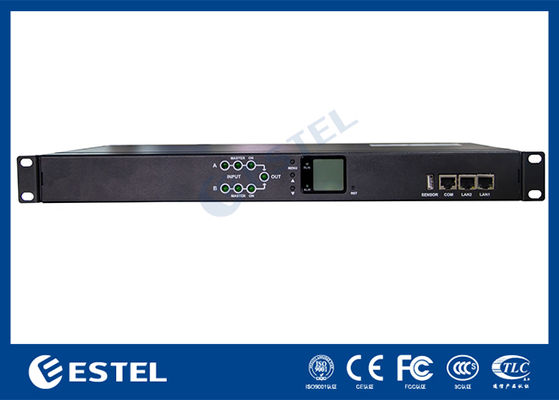 200-240VAC 2x16A Çift Girişli Anahtarlı Rack PDU, KN-1 Koruma İzleme