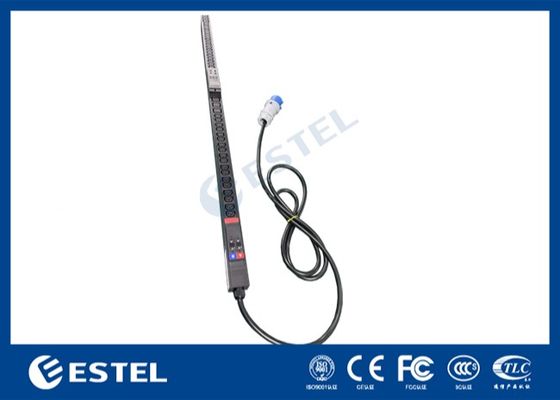 32A 200-240V AC Güç Dağıtım Birimi Dikey Ters Rak Montajı PDU C13/C19