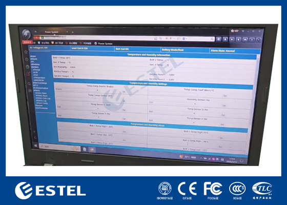 DC Telecom Düzeltme Güç Sistemi Uzaktan kumanda ile 18kW Güç Kapasitesi