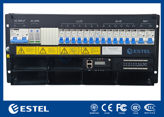 DC Telecom Düzeltme Güç Sistemi Uzaktan kumanda ile 18kW Güç Kapasitesi