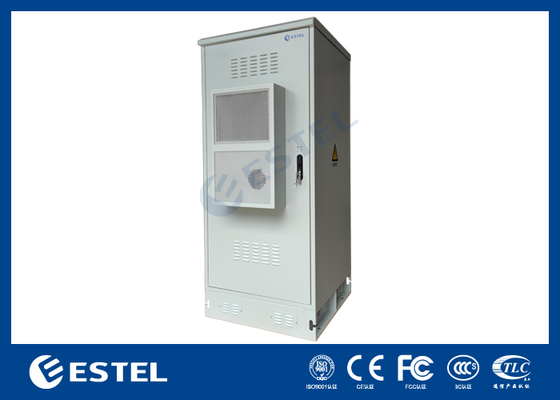Dış Telekom Güç Sistemi Düzelticisi 30U 9kW'dan 18kW'ya kadar ölçeklenebilir Telekom DC Güç Sistemi ile Dış Dolabı