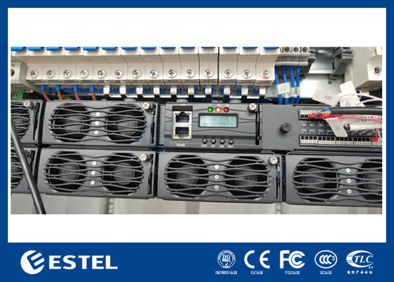 Dış Telekom Güç Sistemi Düzelticisi 30U 9kW'dan 18kW'ya kadar ölçeklenebilir Telekom DC Güç Sistemi ile Dış Dolabı
