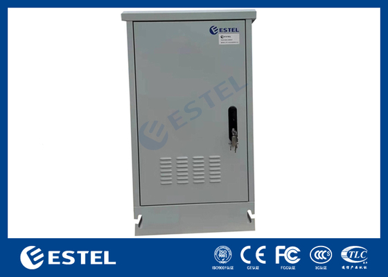 Telekomünikasyon Uygulamaları için Gömülü 9KW 48VDC Redresör Güç Sistemi ile IP55 22U Dış Mekan Akü Kabini