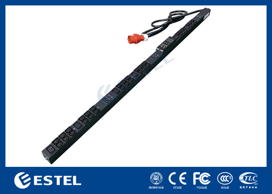 19 çıkış, Akıllı Protokoller PDU, Aşırı Koruma, 16A / 250V Kapasitesi ve Güvenilir Sunucu Rack Güç Dağıtımı ve Ekipman Güvenliği için Düz Plug Tasarımı.