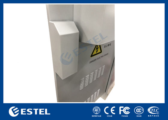 Elektrik dağıtım paneli ve pil hırsızlık karşıtı koruması ile Telekom Güç Kabineti ve 32U Dış Batarya Kabineti