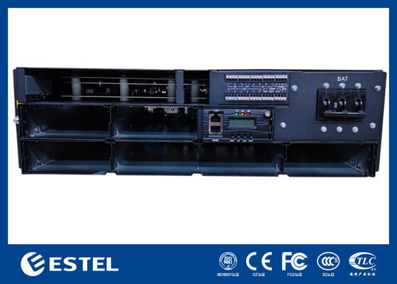 Tek Noktadan Telekom 18kW 3U Rack-Mount DC Güç Sistemi, Modüler 3kw Doğrultucular, >%96 Verimlilik