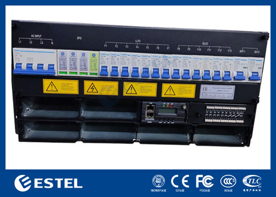 5U Endüstriyel Akıllı Telekom Düzeltmeci Çözümü Uzaktan Yönetimle AC'den DC48V'ye