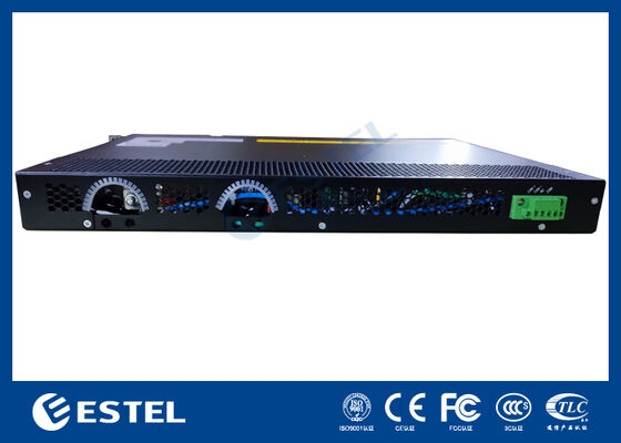 48V Telekom Güç Sistemleri için 1U 2 Yuvalı Yüksek Gerilim DC ve DC Solar Genişleme Rafı