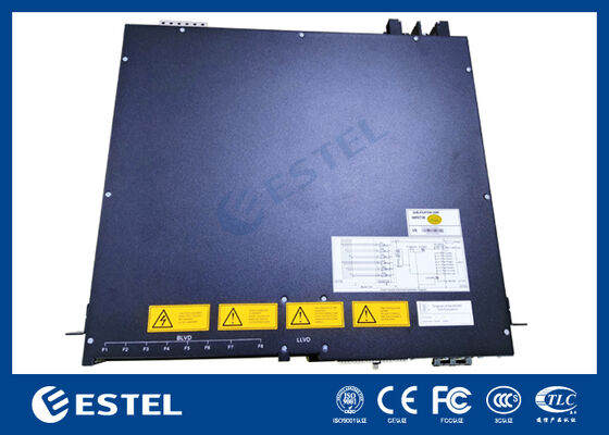 Telekom yedek güç sistemleri için 1U 4 Slot Inverter genişleme rafı