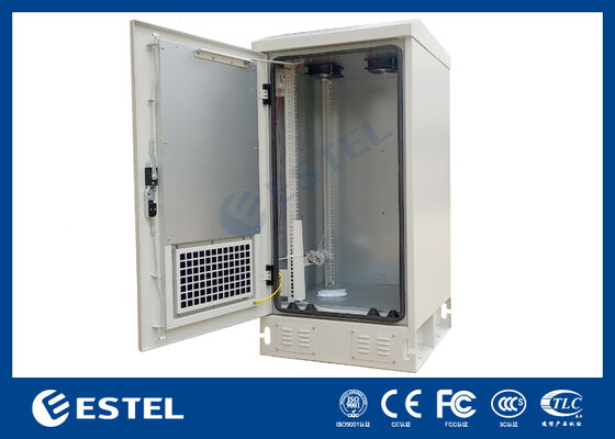 Ağ Ekipmanları İçin Opsiyonel 500W Klima Üniteli Kompakt 20U IP55 Dış Mekan Kabini