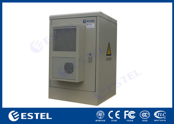 Soğutma İçin Klimalı İki Kapılı 16U IP65 Dış Mekan Telekom Kabine Zemin Montajı