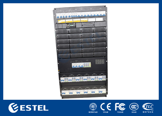 19U Alt Raf Güç Kaynağı 3000W 48V 220V AC Giriş Telekom Güç Sistemi