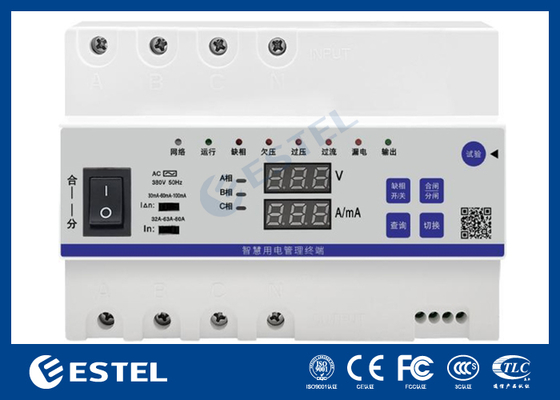 Telkom Güç Sistemi Bulut Kontrolü ile Üç Fazlı 80A Akıllı Elektrik Yönetimi Terminalı